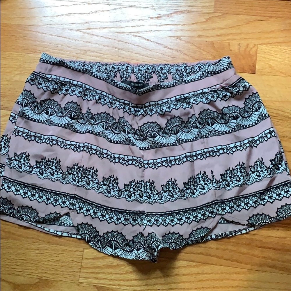 Lace Patterned Shorts - image 1